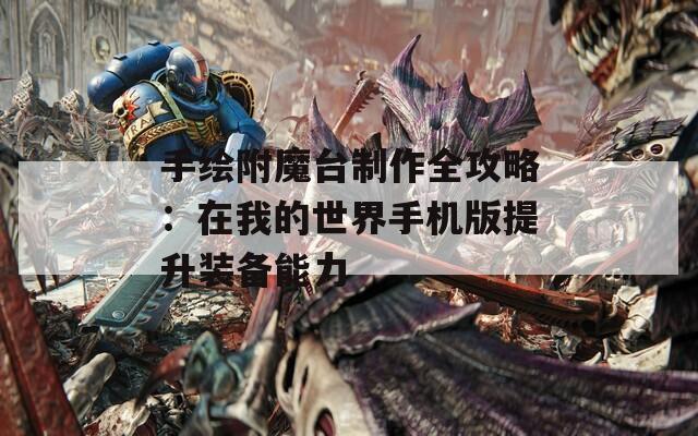 手绘附魔台制作全攻略：在我的世界手机版提升装备能力