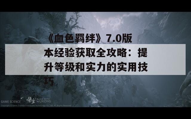 《血色羁绊》7.0版本经验获取全攻略：提升等级和实力的实用技巧