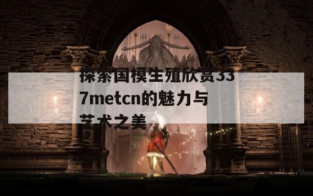 探索国模生殖欣赏337metcn的魅力与艺术之美  第1张