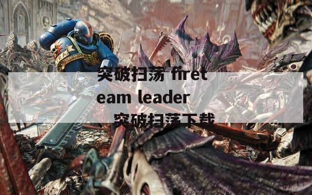 突破扫荡 fireteam leader、突破扫荡下载