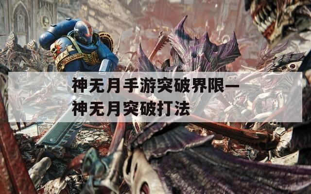 神无月手游突破界限—神无月突破打法