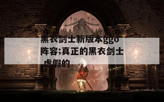 黑衣剑士新版本ggo阵容;真正的黑衣剑士 虚假的