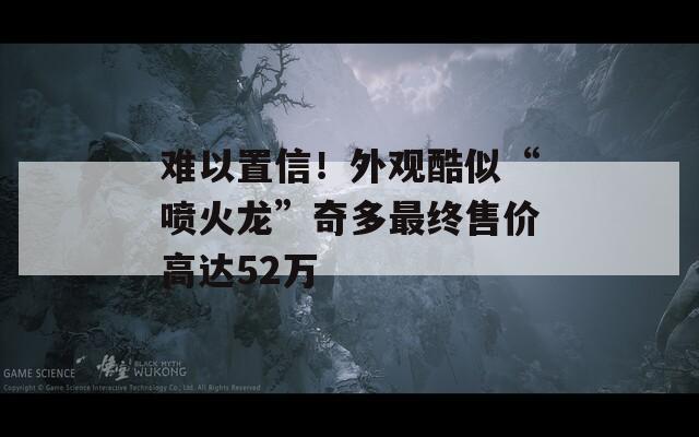 难以置信！外观酷似“喷火龙”奇多最终售价高达52万  第1张