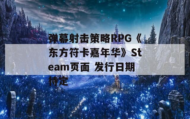 弹幕射击策略RPG《东方符卡嘉年华》Steam页面 发行日期待定